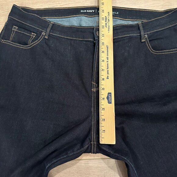 OLD NAVY WOMENS DARK BLUE CURVY PROFILE JEANS SIZE 18 REGULAR - Picture 5 of 9